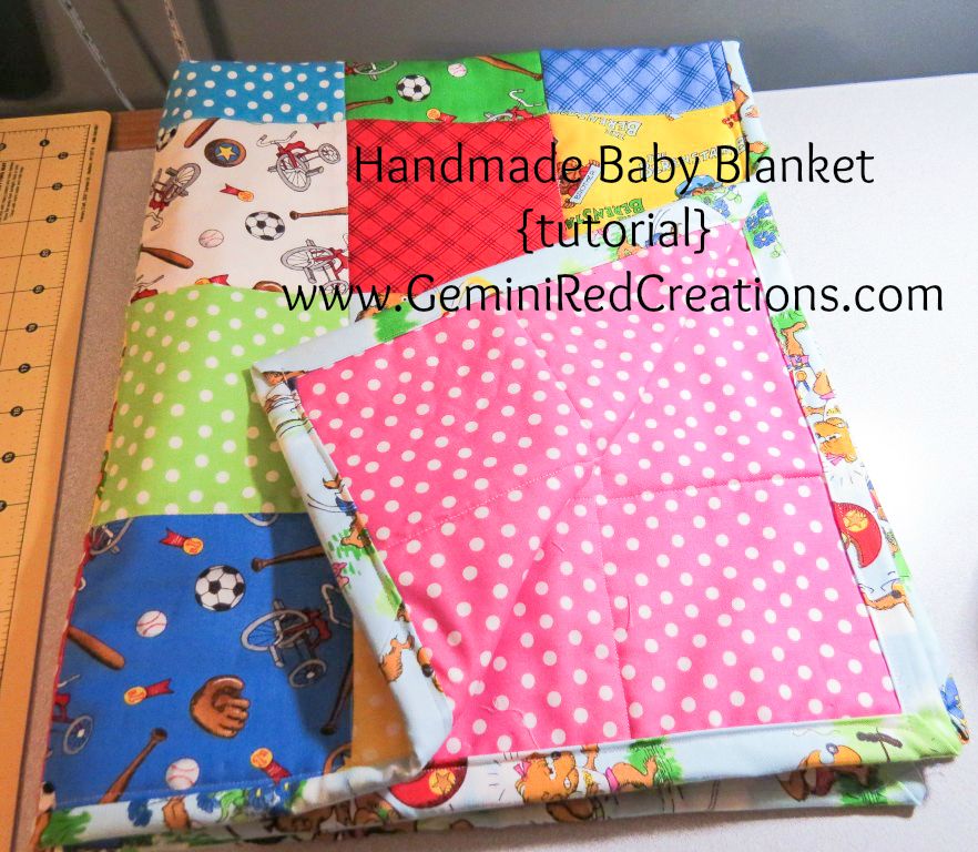 Handmade Baby Blanket tutorial (40)