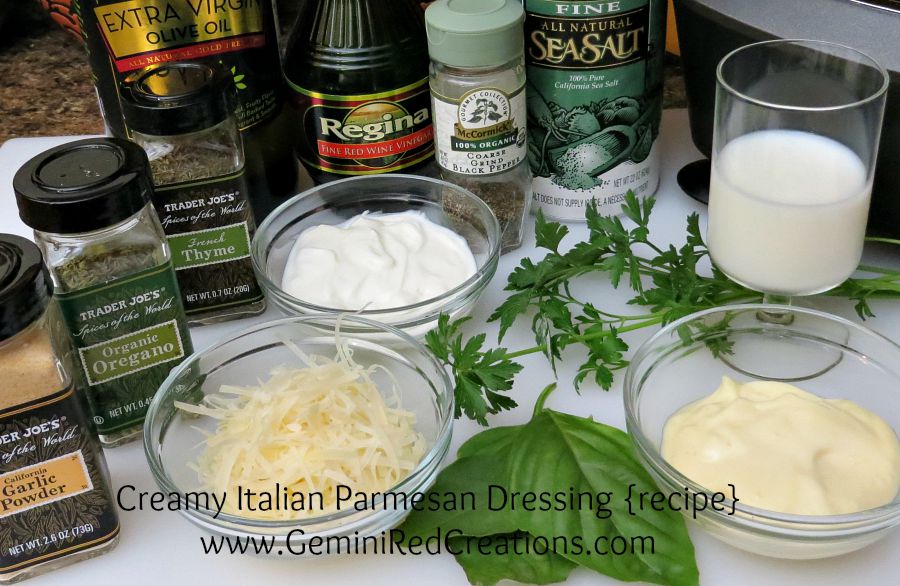 Creamy Italian Parmesan Dressing Ingredients[1] v2