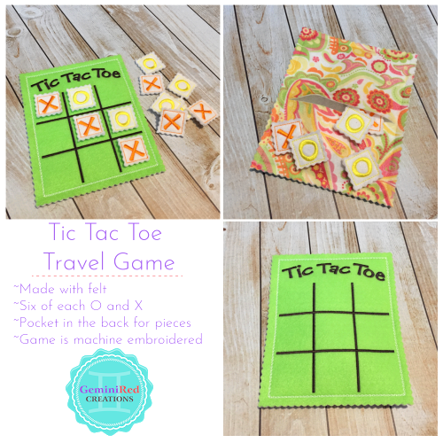 Tic Tac Toe Travel Game