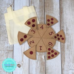 Pepperoni Pizza Learn to Count Set