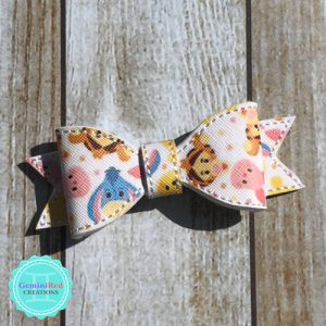 Patterned Bow Hair Clip