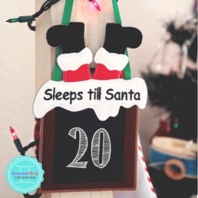 Sleeps Till Santa Countdown