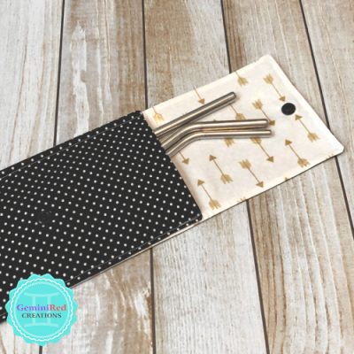 Reusable Straw Pouch
