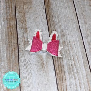 Bunny Ears Mini Bow Hair Clip