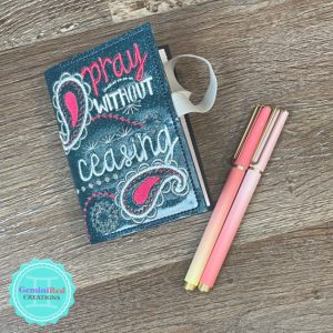 Pray without Ceasing Mini Notebook Cover