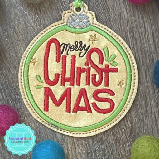Merry ChristMas Ornament