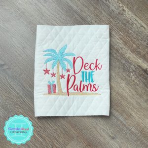Deck the Palms Pillow Cover