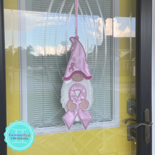 Awareness Ribbon Gnome Door Hanger