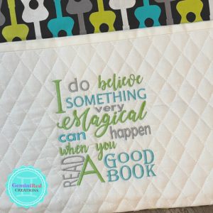 Something Magical Happens Book Pillow Cover