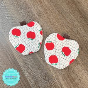 Apple Quilted Coaster